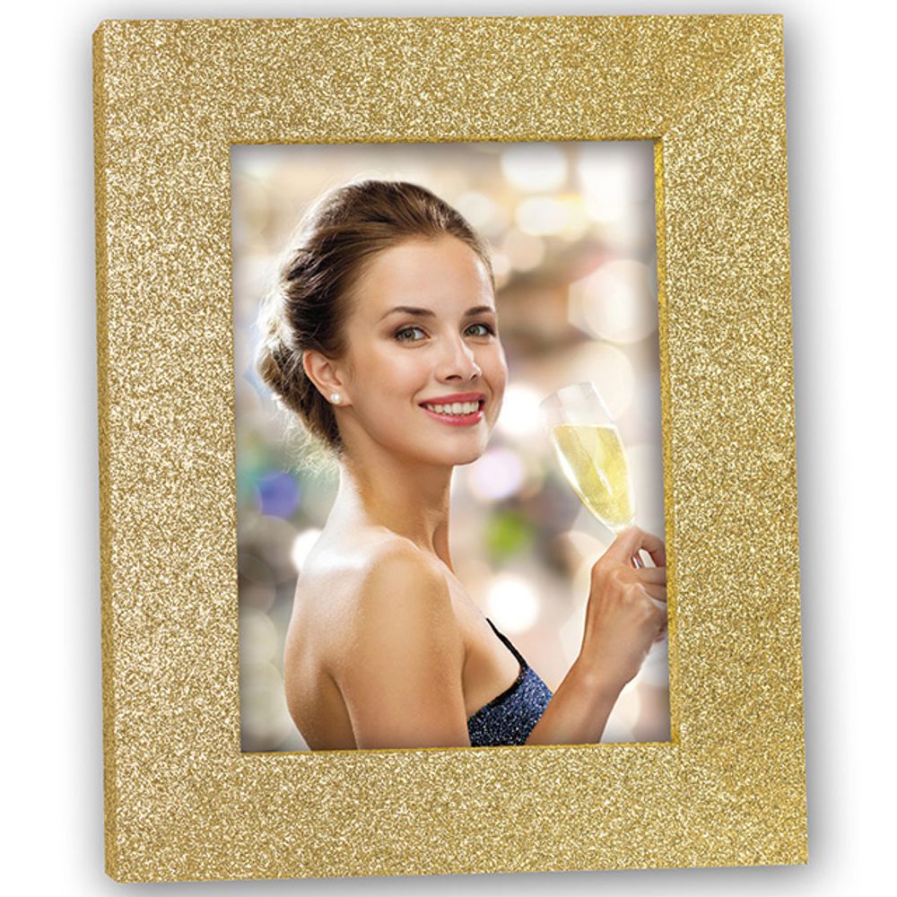 ZEP MG646 10x15 Broadway Gold мдф (золотая крошка) ф/рамка