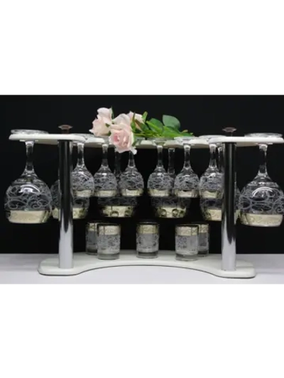 Барный набор 18 предметный с фужером