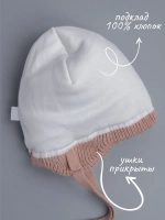 Шапка зимняя с ушками на завязках