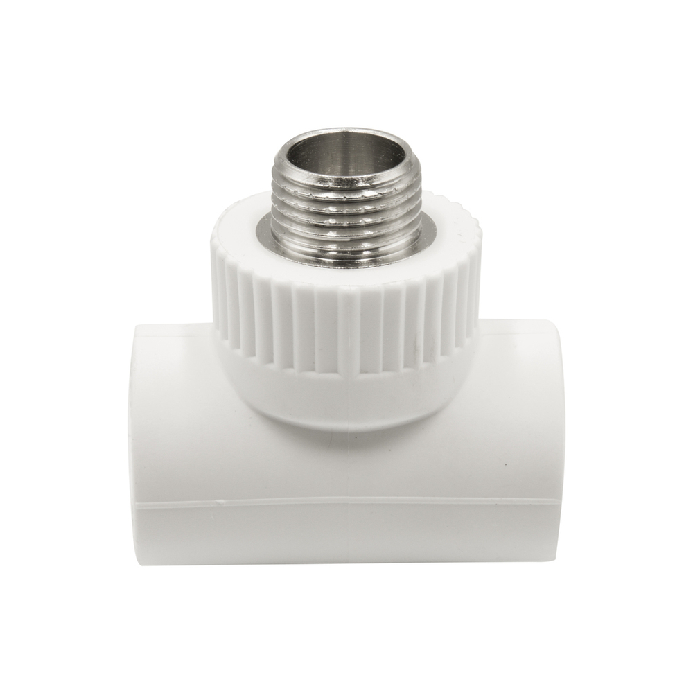 Тройник комб. нар 25х1/2''х25 EVER® plast БЕЛЫЙ (Россия)