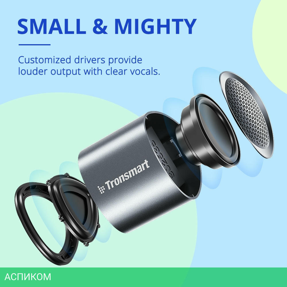 Портативная колонка Tronsmart Nimo Polar Black