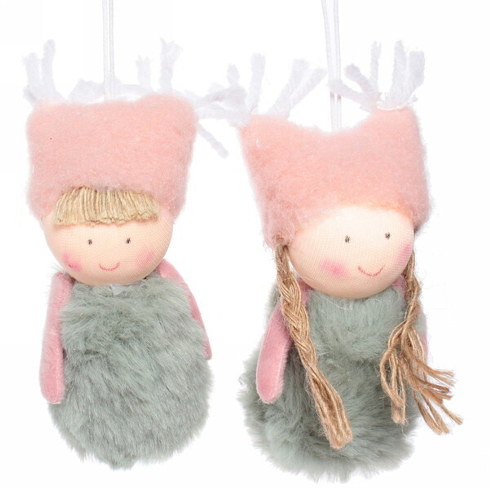 Украшение новогоднее подвесное «Зимнее настроение» 9 см