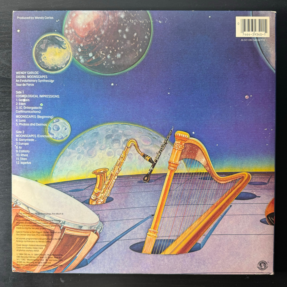 Wendy Carlos ‎– Digital Moonscapes (США 1984г.)