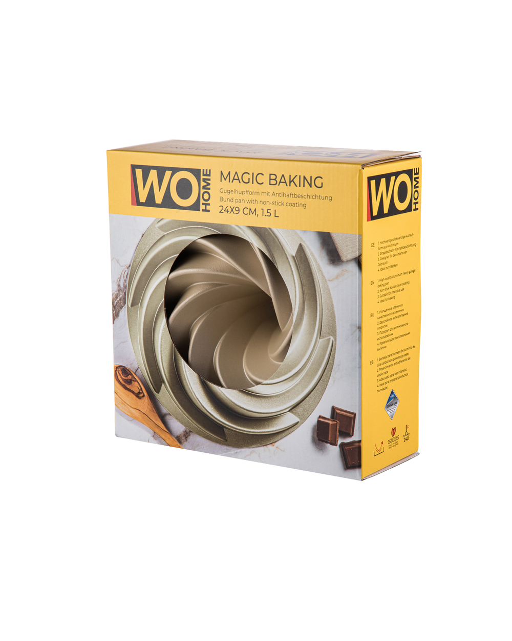 Форма для выпечки 24х9см Wo Home 3D Magic Baking