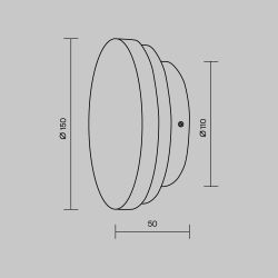 Светильник настенный Maytoni   MOD461WL-L5BK
