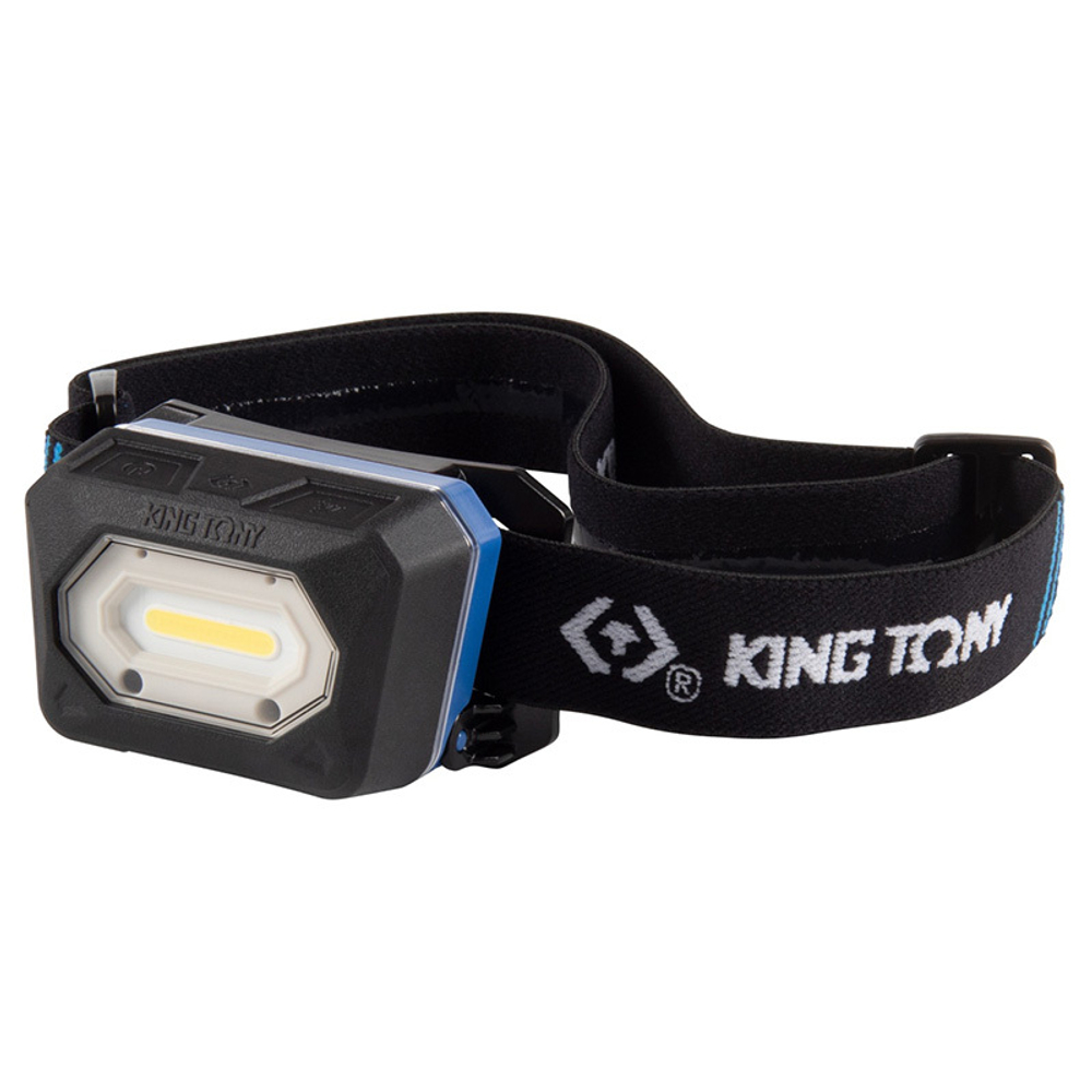 KING TONY (9TA522) Фонарь светодиодный налобный, Li-Ion, 400 люмен