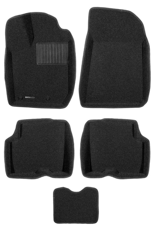 Коврики салона для RENAULT Arkana (2019-) Euromat 3D Business черные. Арт. EMC3D-004202