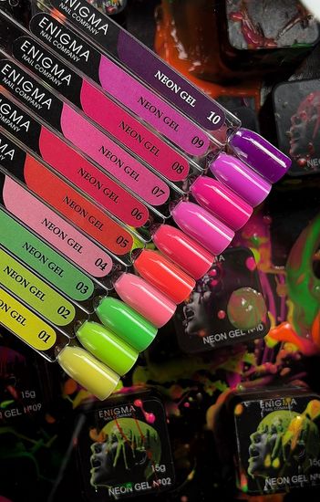 Гель для наращивания ENIGMA NEON gel 04 15g.
