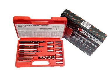 Набор экстракторов резьбы и сверл 25пр. Forsage F-925U1