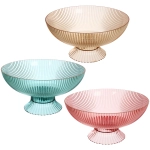 Фруктовница пластиковая «Грани» 24,5*12см, микс цветов