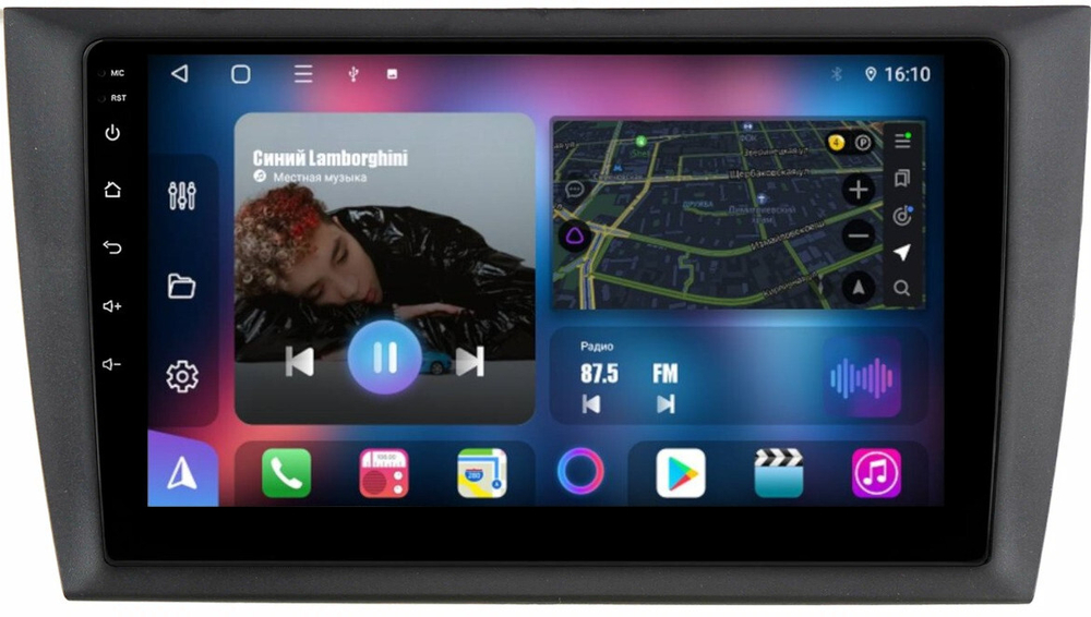 Магнитола для Volkswagen Golf 6 2008-2013 - FarCar BM3242M на Android 13, QLED, TS10, 4Гб+32Гб, CarPlay, 4G SIM-слот