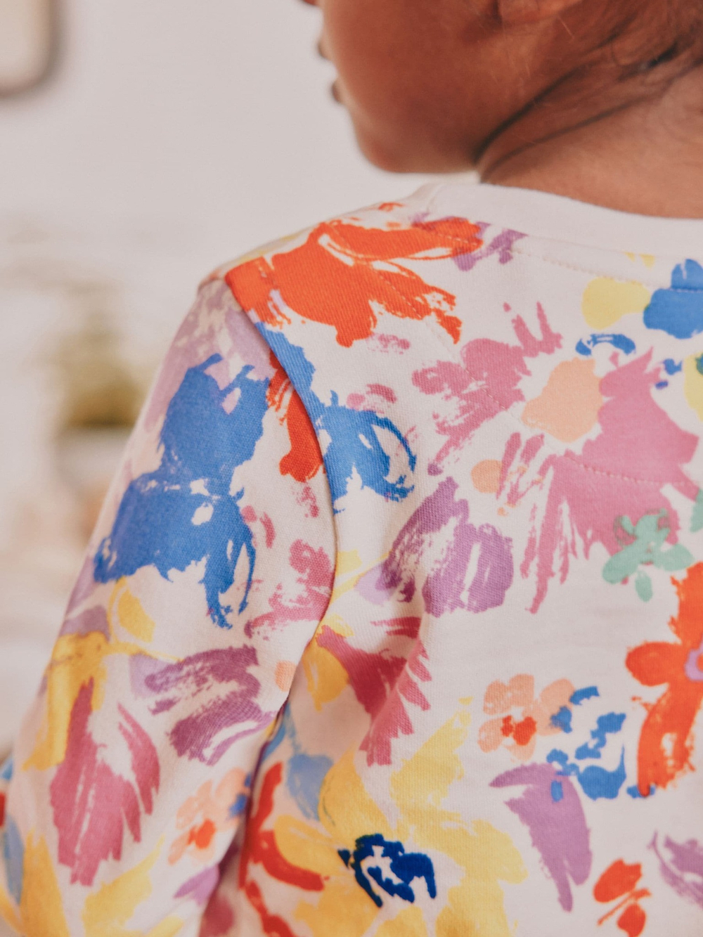 Пижама для девочки Next AJ8-347, 3 шт., Молочный, Красный, Розовый