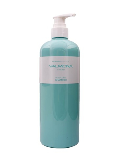 [VALMONA] Шампунь для волос УВЛАЖНЕНИЕ Recharge Solution Blue Clinic Shampoo, 480мл