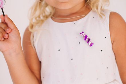 Брошь "Конфета" детская