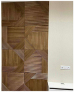 Рифленые стеновые панели из Ясеня