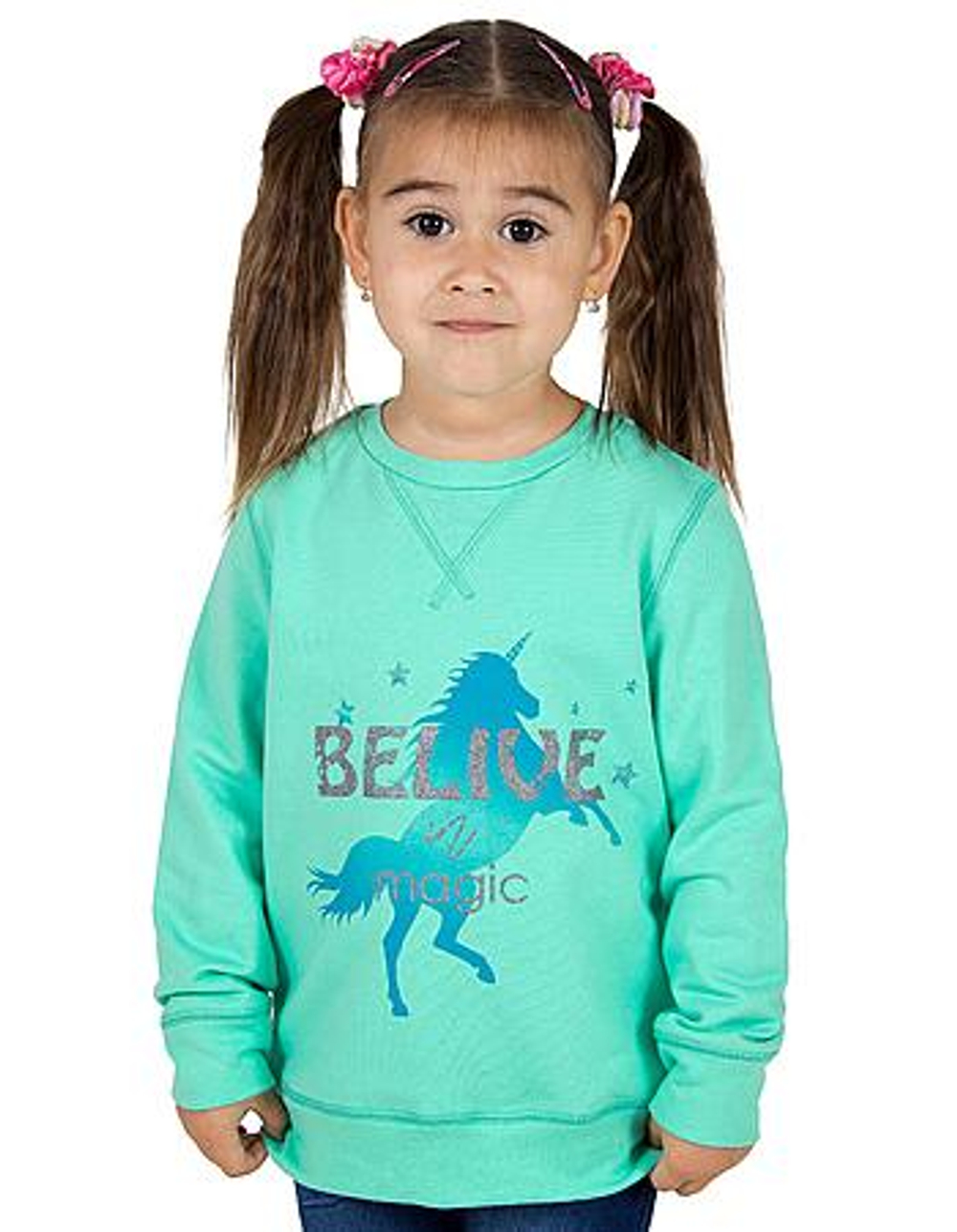 Джемпер р.110 мятный Л1685-4803