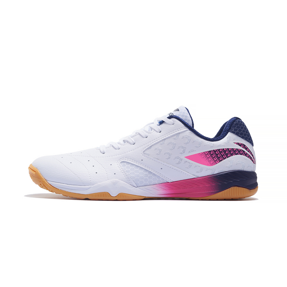 Li Ning Slip Resistant, Abrasion Resistant, Breathable Low top Training Shoes Unisex White