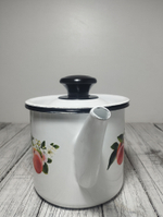 Чайник 1л цил белый  Персики 42704-072/4