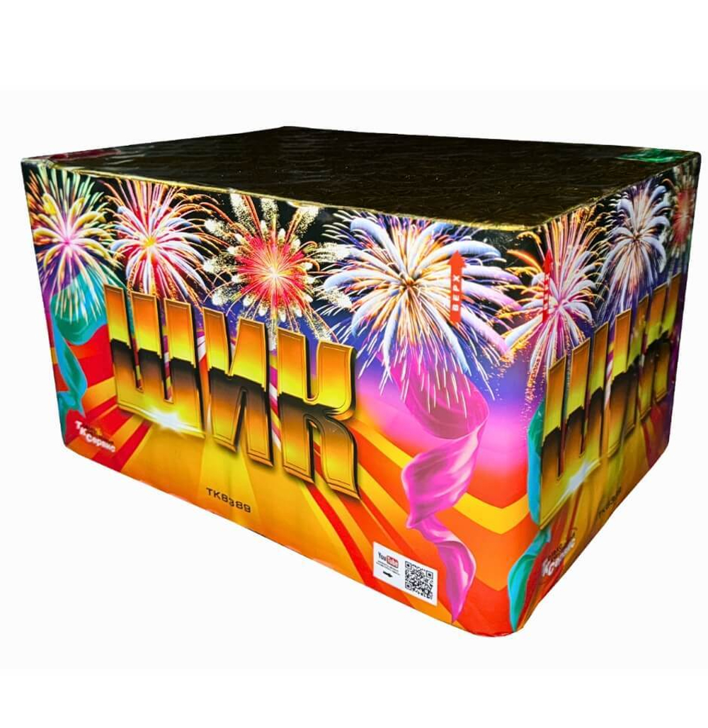 Батарея салютов 'Шик' (TKB389) &mdash; 88 залпов, купить для гендер пати