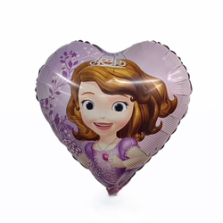 Сердце принцесса София 18"  Ж047