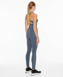 OYSHO Компрессионные легинсы до щиколотки длиной 65 см с высокой посадкой, нефтяной