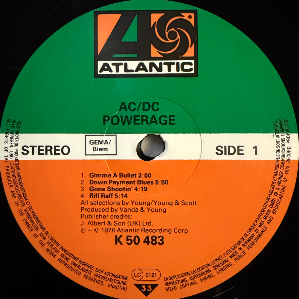 AC/DC - Powerage (Германия)