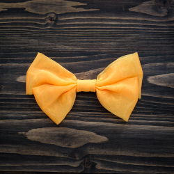 желтый бант для платья
