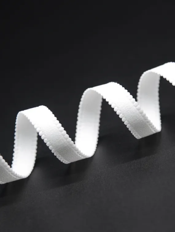 001 612/15 ОПТ Бретель Lauma Fabrics, 15 мм, белый 001