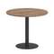 First Стол круглый KSPRG-1 Дуб Табак/Металл Антрацит 900*900*750