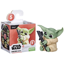 Hasbro Star Wars Mandalorian - Фигурка Grogu Baby Yoda Darksaber Discovery Pose 5,5 см / артикул   F5854 F5943  / GTIN 5010994137564