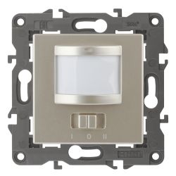 14-4103-04 ЭРА Датчик движения 2-проводной, 180-240В, 200Вт, IP20, Эра Elegance, шампань