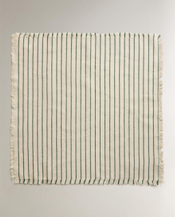 Zara Home столовая салфетка из хлопка, узор в полоску, 45 45 см (комплект 2 шт.) · 3219/022