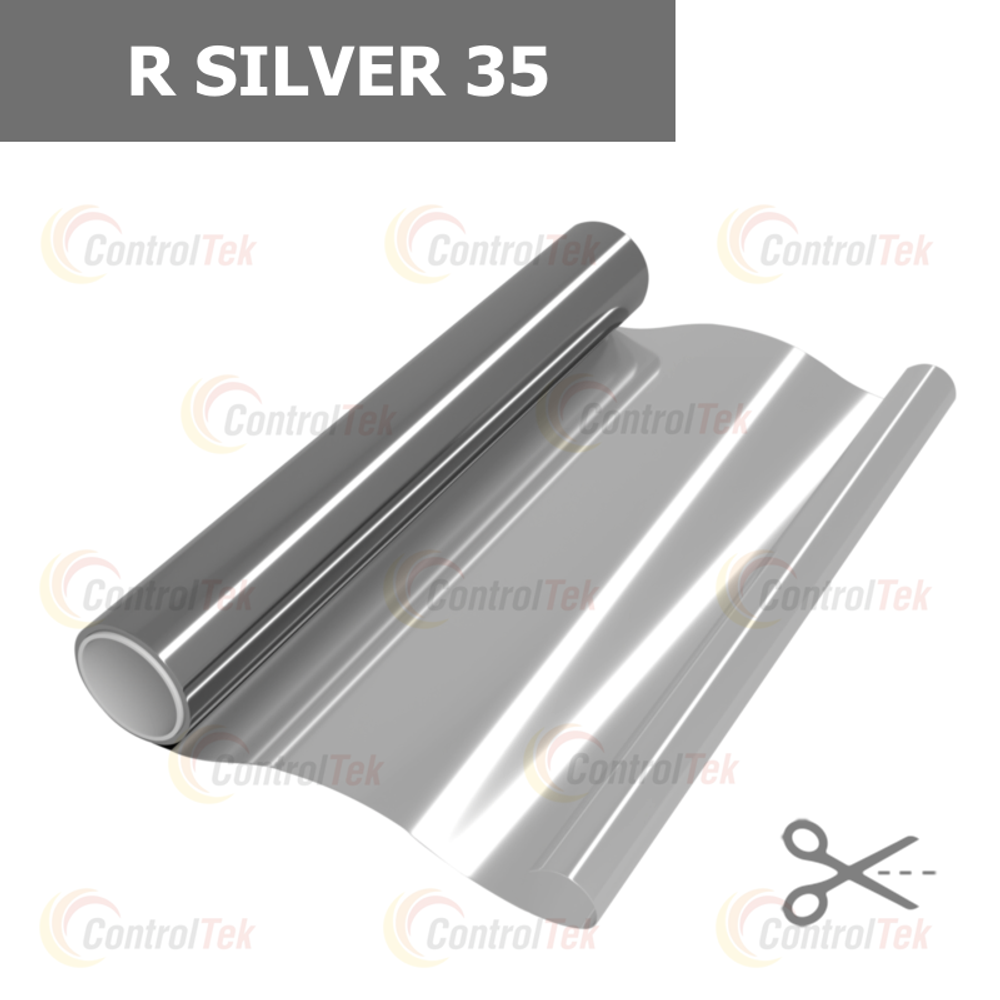 Пленка солнцезащитная R SILVER 35 ControlTek, (на отрез)