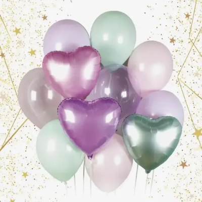 Набор шаров 12 шт «Лаванда»