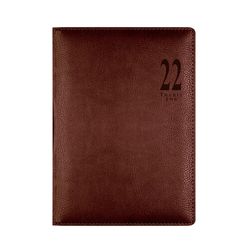 Ежедневник Letts Milano A5 темно-коричневый (412 155080)