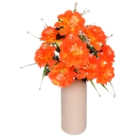 Искусственные цветы «Цветочная мелодия» 50см 9 цветков красно-желтые