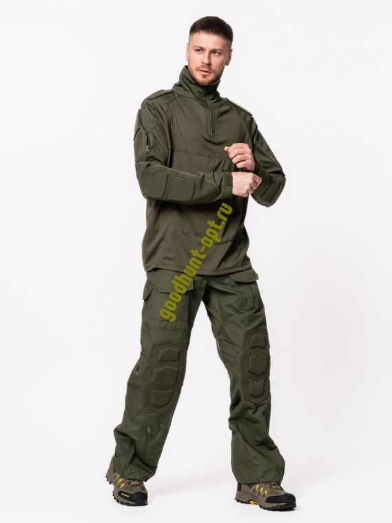 Костюм тактический с защитой маскировочный Черепаха Олива