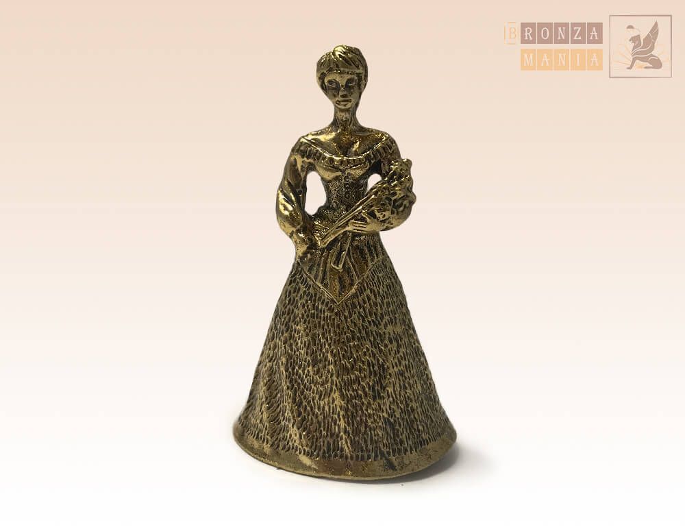 колокольчик Девушка с цветами