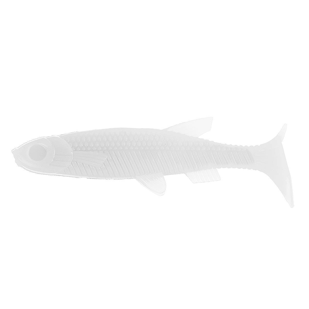 Виброхвост Nelma 3.15"/8 см White 6шт. (HS-26-001) Helios