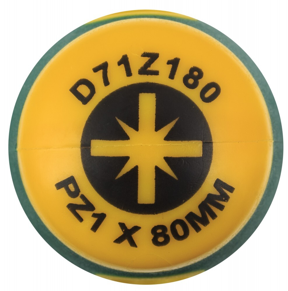 D71Z180 Отвертка стержневая POZIDRIV® ANTI-SLIP GRIP, PZ1x80