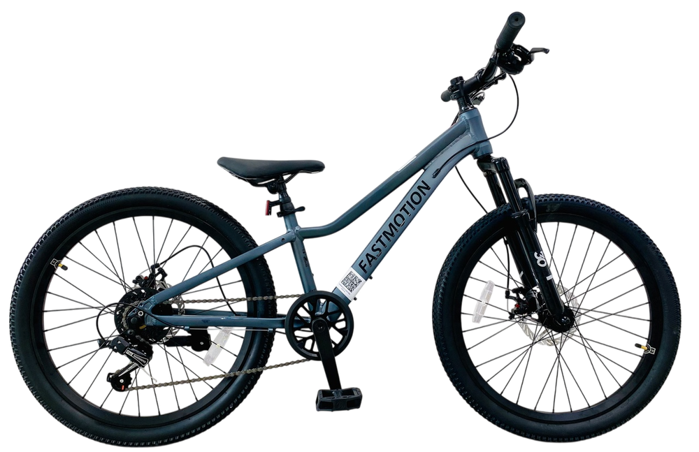 Велосипед 24" FASTMOTION 415 р.11" 7ск. серый