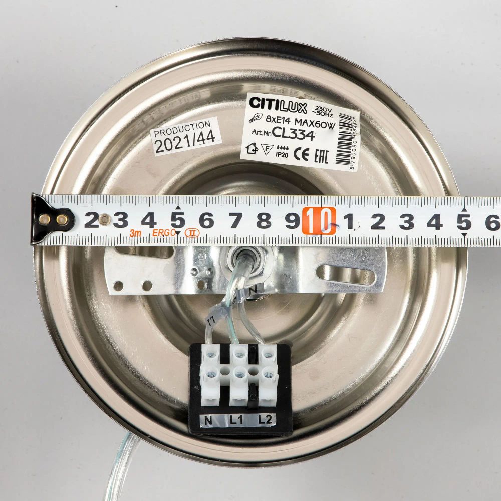 Citilux Инга CL335181 Люстра подвесная хрустальная Хром