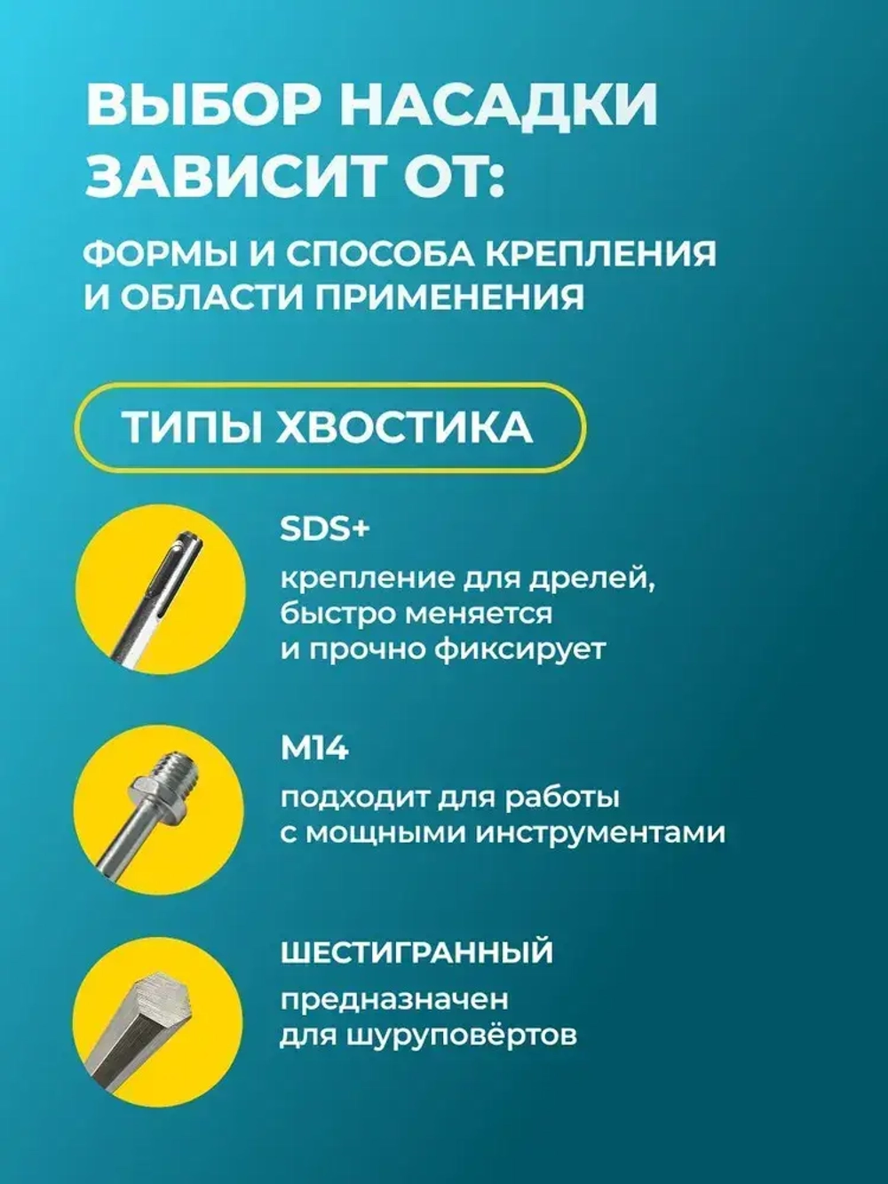 Насадка для электромиксера Миксер резьбовой 12*60см (М14)