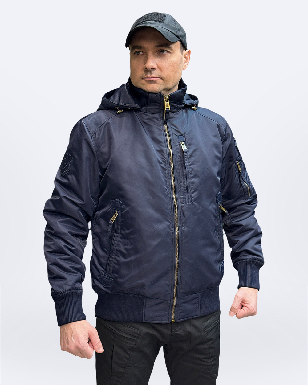 Куртка бомбер Corbona Деми Синий