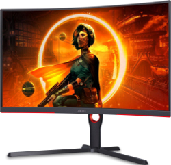 Монитор 31,5" AOC CQ32G3SU Curved 1000R Black/Red