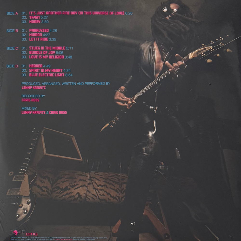 Lenny Kravitz ‎– Blue Electric Light 2LP (Германия 2024г.)