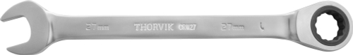 CRW27 Ключ гаечный комбинированный трещоточный, 27 мм