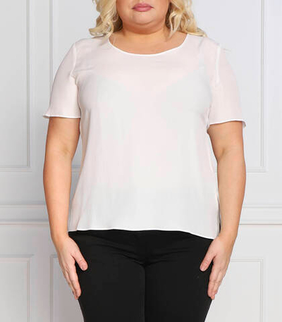 блузка bella pluse size Persona by Marina Rinaldi - белый(1113332)