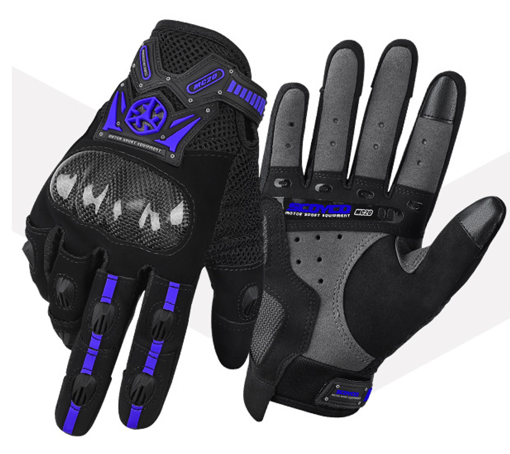 мотоперчатки Scoyco MC20 синие M