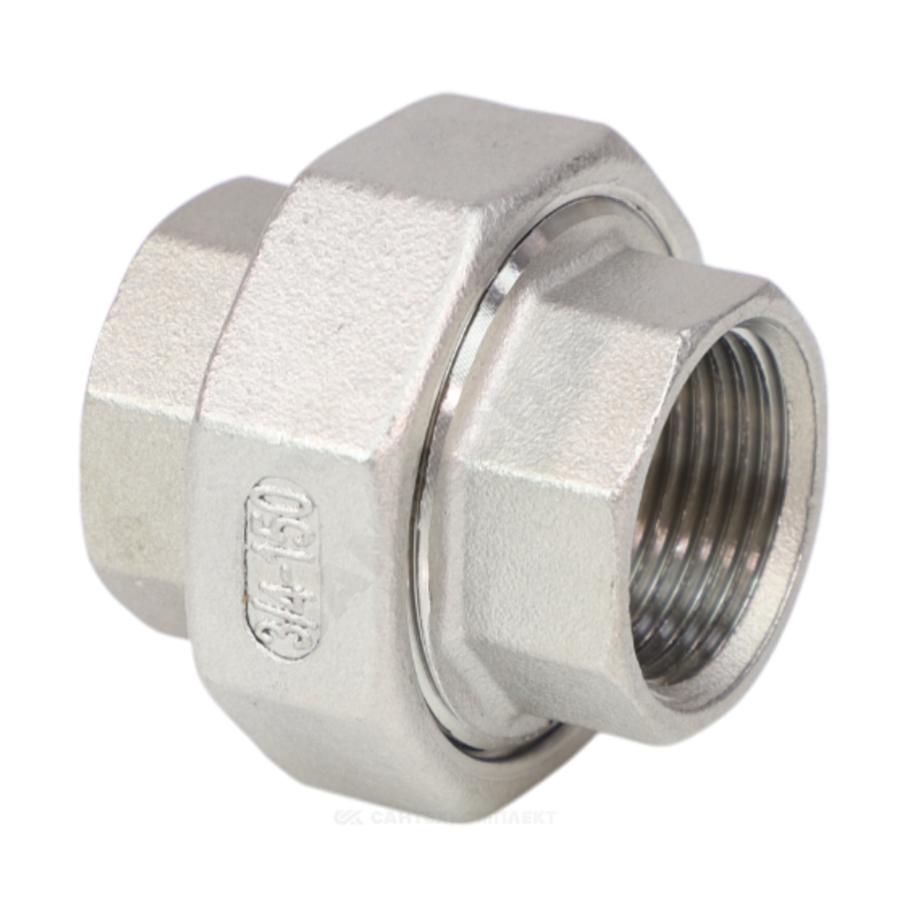 Соединитель американка сталь нерж Ду 40 (1 1/2") ВР Benarmo